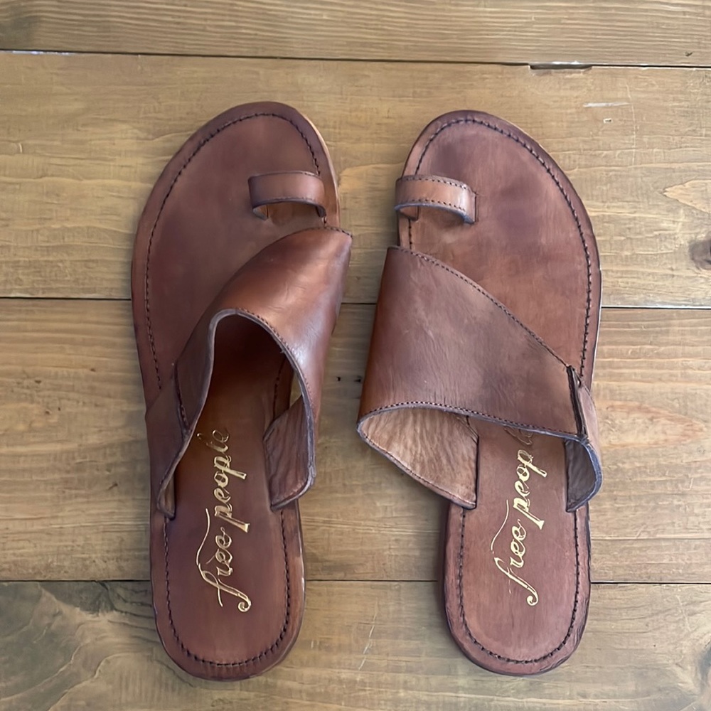 Free People leather sandals.